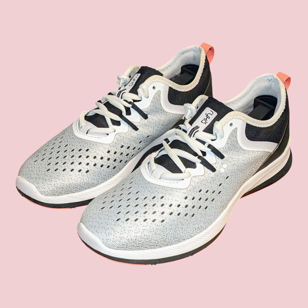 Ryka Definace Training Shoes Women's 9.5 Frost Gray Lightweight Gym Walking